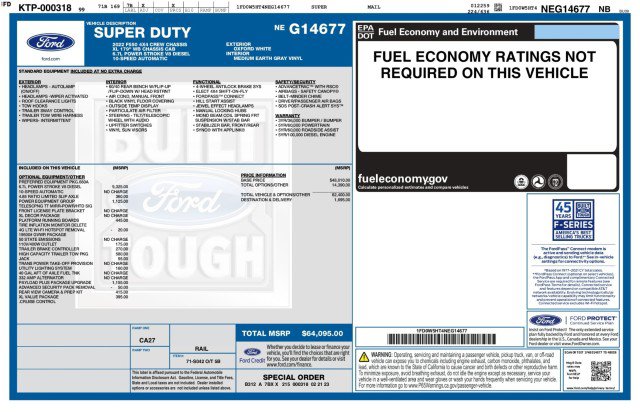 Used 2022 Ford F550 4x4 Crew Cab Super Duty w/ Power Equipment Group image 3