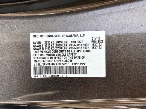 Used 2018 Honda Odyssey EX-L image 16