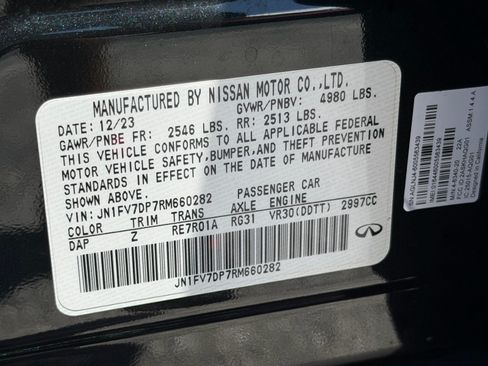 Used 2024 INFINITI Q50 Red Sport 400 w/ Black Opal Edition RWD image 21