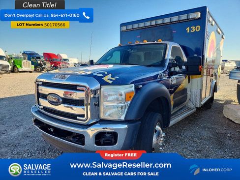 Used 2016 Ford F450 XLT w/ Ambulance Prep Package RWD image 1