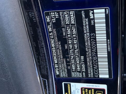 Certified 2023 Mercedes-Benz EQS 450+ SUV image 37