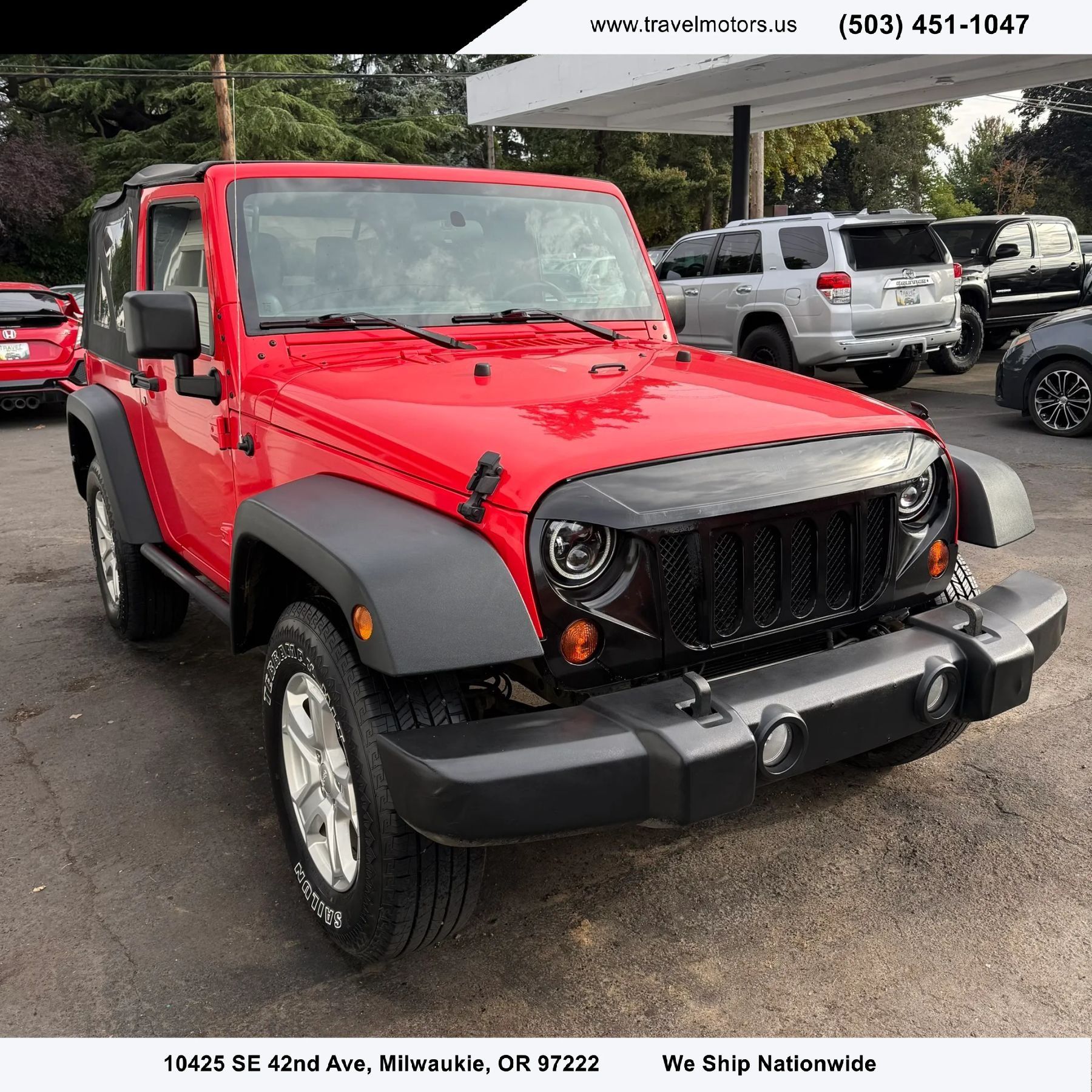 Used 2013 Jeep Wrangler Sport AWD/4WD image 3