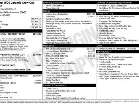 Used 2023 RAM 1500 Laramie AWD/4WD image 3