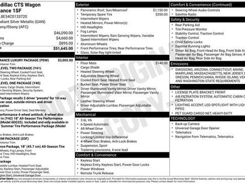 Used 2012 Cadillac CTS Performance w/ Performance Luxury Package image 2