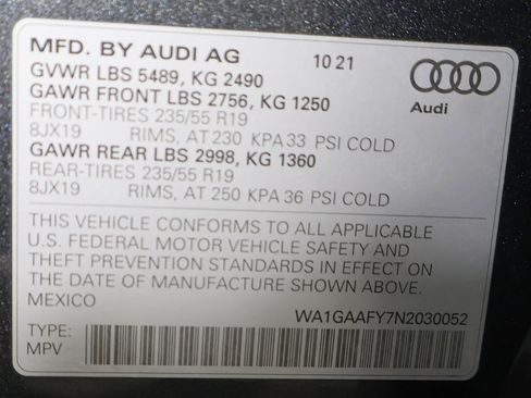 Used 2022 Audi Q5 2.0T Premium w/ Convenience Package image 50