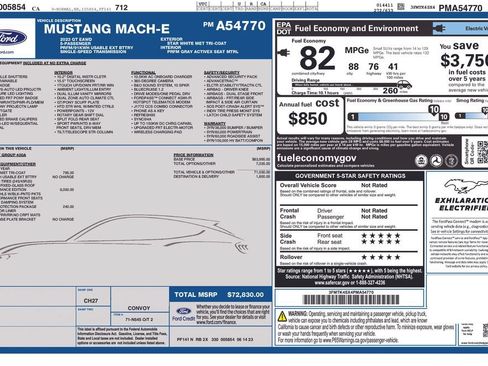 Certified 2023 Ford Mustang Mach-E GT w/ GT Performance Edition AWD/4WD image 3