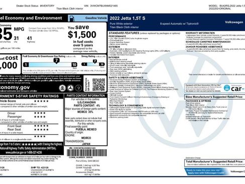 Used 2022 Volkswagen Jetta S FWD image 4