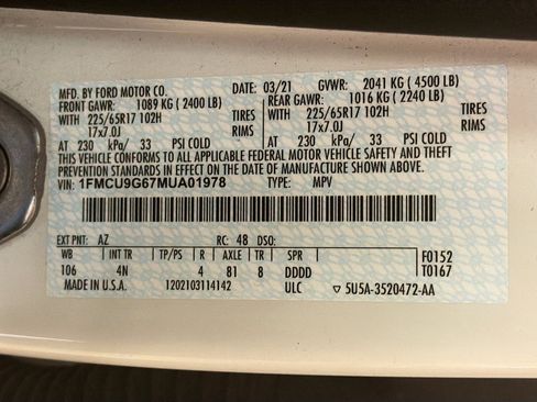 Used 2021 Ford Escape SE w/ Cold Weather Package image 12