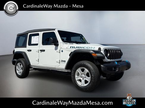 Used 2024 Jeep Wrangler Unlimited Rubicon 4xe w/ Technology Group image 1