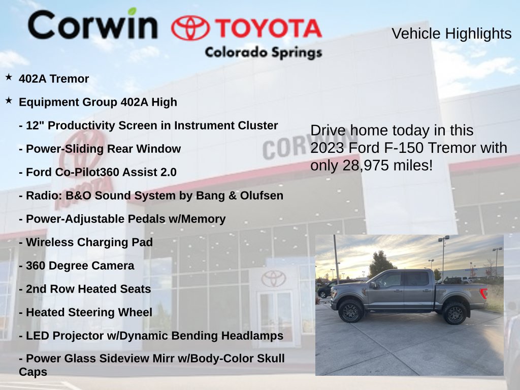Used 2023 Ford F150 Tremor w/ Equipment Group 402A High AWD/4WD image 6