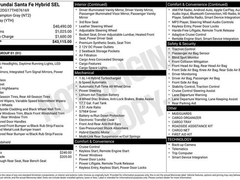 New 2026 Hyundai Santa Fe SEL AWD/4WD image 18