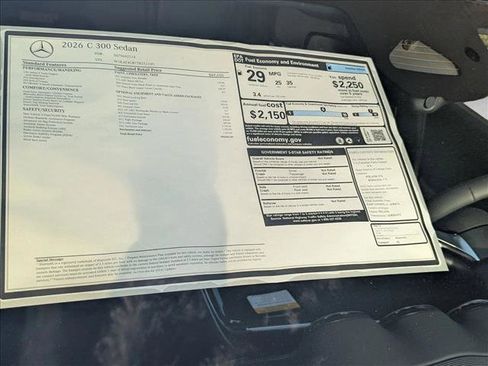 New 2026 Mercedes-Benz C 300 Sedan image 16