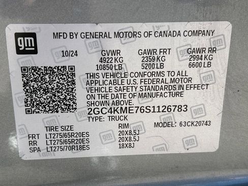 Used 2025 Chevrolet Silverado 2500 Custom w/ Custom Value Package AWD/4WD image 35