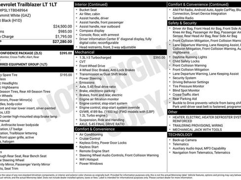 Used 2026 Chevrolet TrailBlazer LT w/ Driver Confidence Package FWD image 7