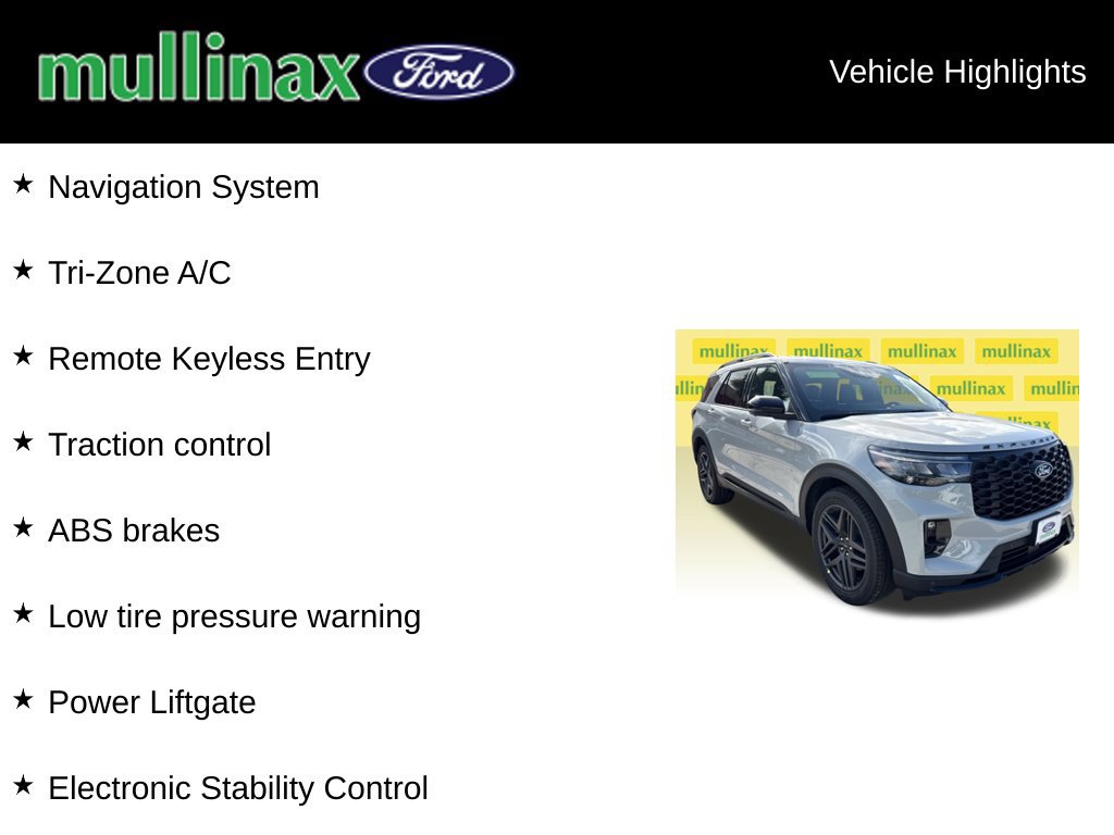 New 2027 Ford Explorer ST-Line w/ ST-Line Street Pack RWD image 15