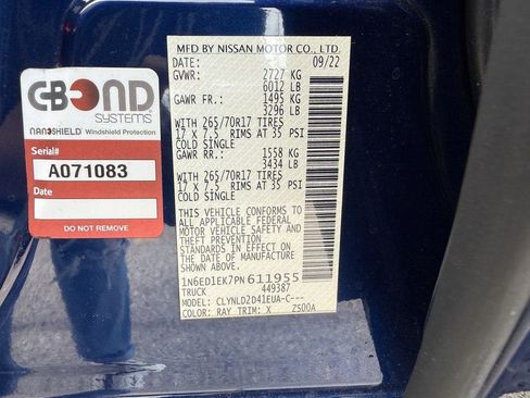 Used 2023 Nissan Frontier PRO-4X w/ Pro Convenience Package image 17