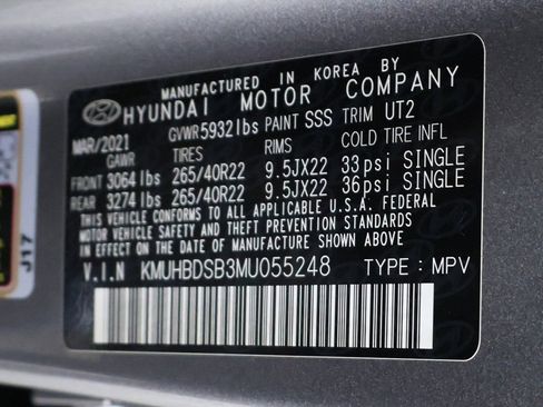 Used 2021 Genesis GV80 2.5T w/ Prestige Package 04 AWD/4WD image 62