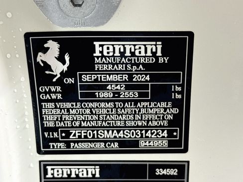 Certified 2025 Ferrari 296 GTS RWD image 27