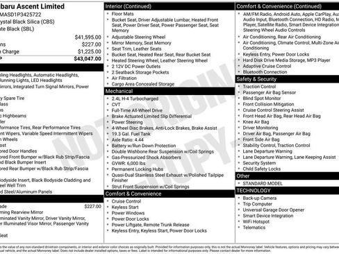 Used 2023 Subaru Ascent Limited image 7