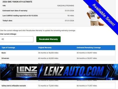 Used 2026 GMC Yukon AT4 Ultimate