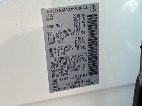 New 2026 Nissan Pathfinder Platinum w/ Cargo Package AWD/4WD image 29