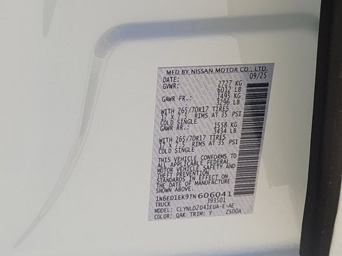 New 2026 Nissan Frontier PRO-4X w/ Pro Premium Package image 12