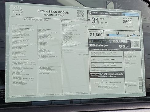 New 2026 Nissan Rogue Platinum w/ Tech Package AWD/4WD image 21