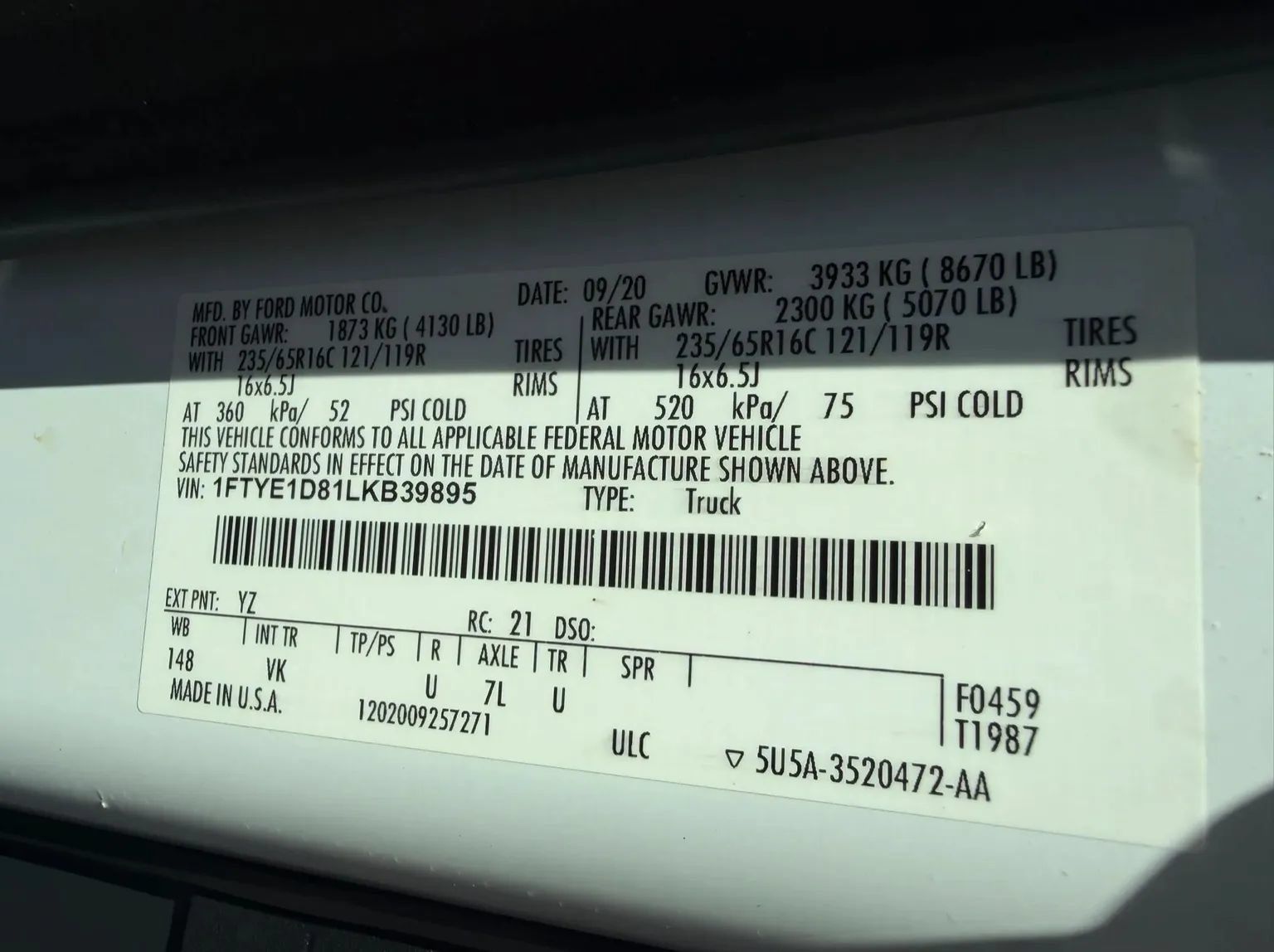Used 2020 Ford Transit 150 RWD image 37