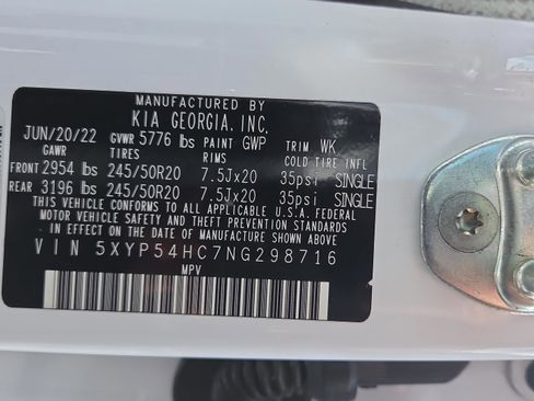 Used 2022 Kia Telluride SX w/ Towing Package FWD image 39