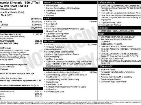 New 2026 Chevrolet Silverado 1500 LT Trail Boss w/ Convenience Package II image 32