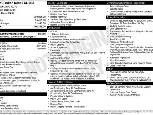 Used 2024 GMC Yukon XL Denali w/ Max Trailering Package AWD/4WD image 26