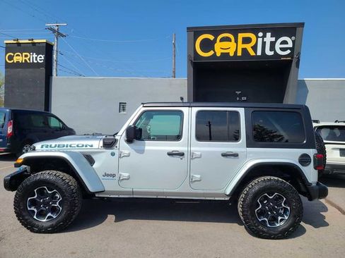 Used 2023 Jeep Wrangler Unlimited Rubicon 4xe w/ Steel Bumper Group AWD/4WD image 11