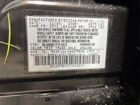 New 2026 Nissan Sentra S w/ S Cold Weather Package image 12