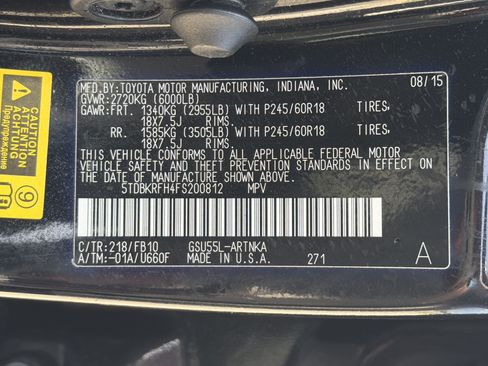 Used 2015 Toyota Highlander LE AWD/4WD image 33
