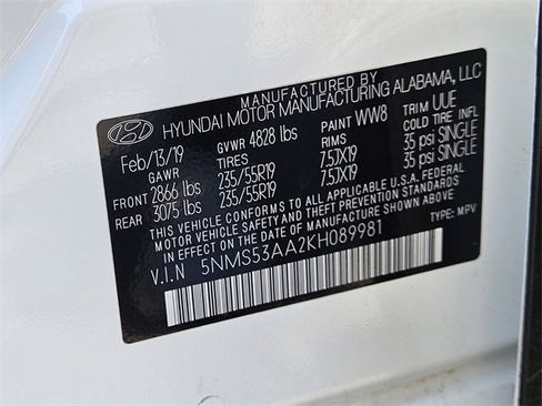 Used 2019 Hyundai Santa Fe SEL w/ Cargo Package image 20