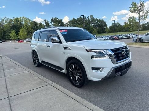 Used 2021 Nissan Armada Platinum w/ Captain's Chairs Package AWD/4WD image 6