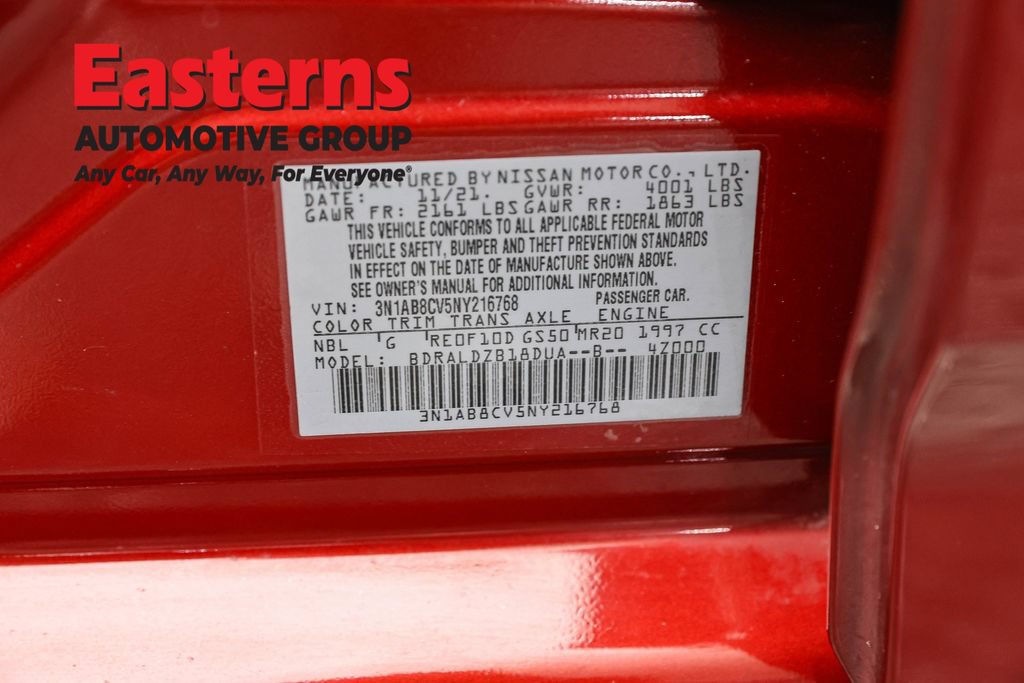 Used 2022 Nissan Sentra SV w/ All-Weather Package FWD image 37