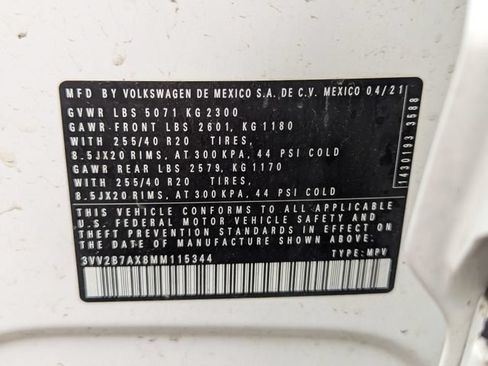 Used 2021 Volkswagen Tiguan SE R-Line AWD/4WD image 22