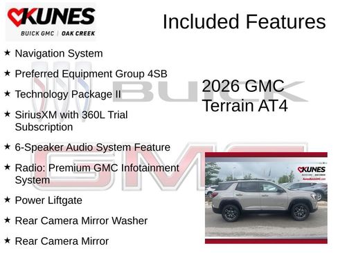 New 2026 GMC Terrain AT4 w/ Technology Package II image 2