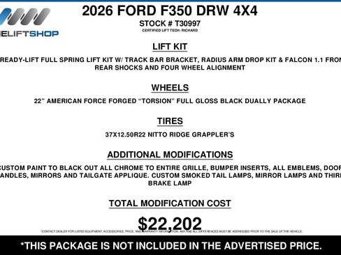 Used 2026 Ford F350 Platinum w/ Platinum Plus Package image 2