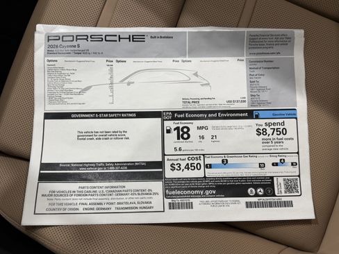 New 2026 Porsche Cayenne S image 60