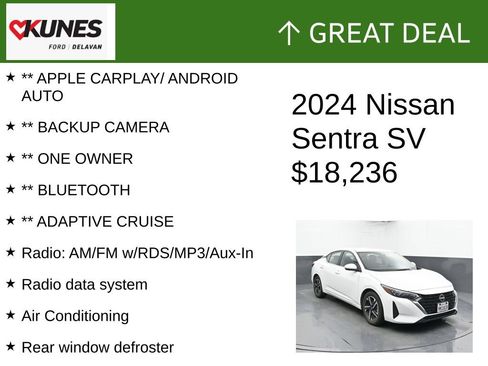 Used 2024 Nissan Sentra SV FWD image 2