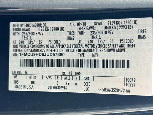 Used 2018 Ford Escape SEL image 33