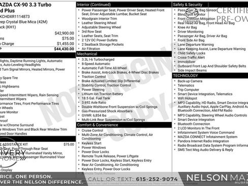 Certified 2024 MAZDA CX-90 3.3 Turbo w/ Preferred Plus AWD/4WD image 2
