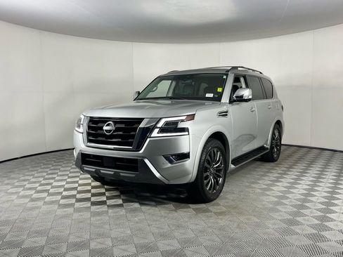 Used 2024 Nissan Armada Platinum w/ Captain's Chairs Package AWD/4WD image 2