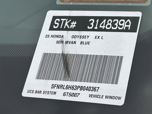 Certified 2023 Honda Odyssey EX-L image 32