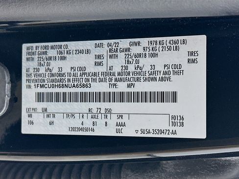 Used 2022 Ford Escape SEL image 12