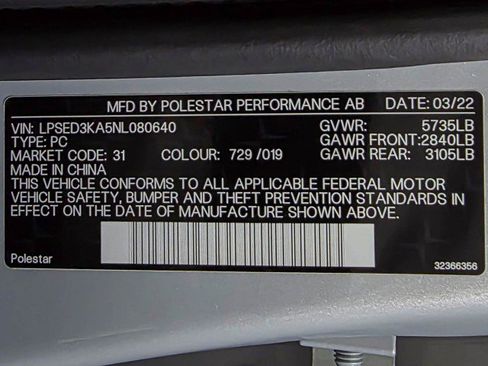 Used 2022 Polestar Polestar 2 w/ Performance Package image 42