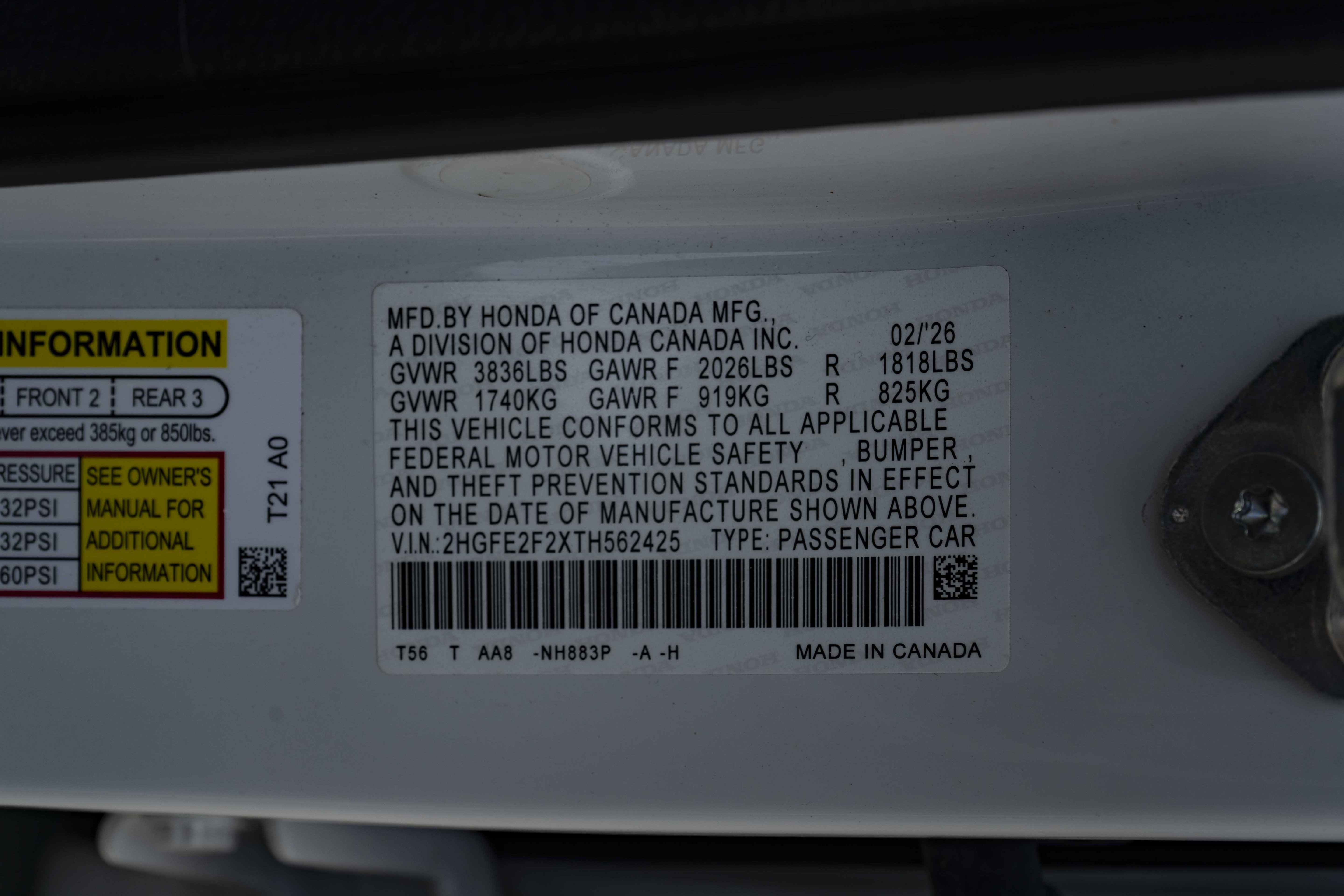 Used 2026 Honda Civic LX image 37