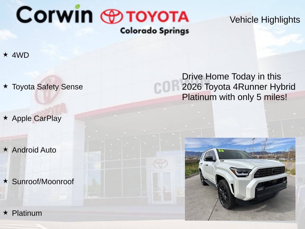 Used 2026 Toyota 4Runner Platinum AWD/4WD image 7